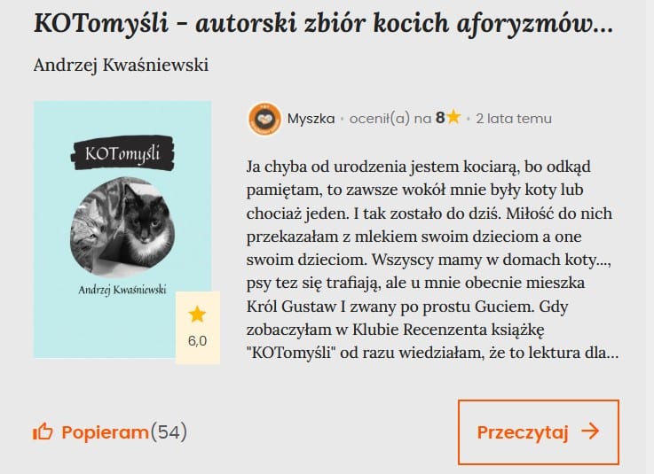 kotomyśli, recenzja